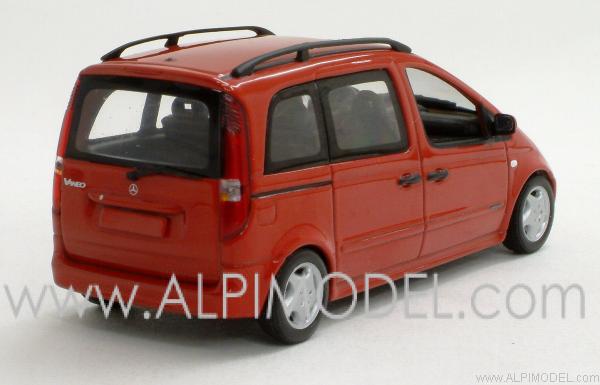 Mercedes Vaneo 2002 (Magma Red) by minichamps