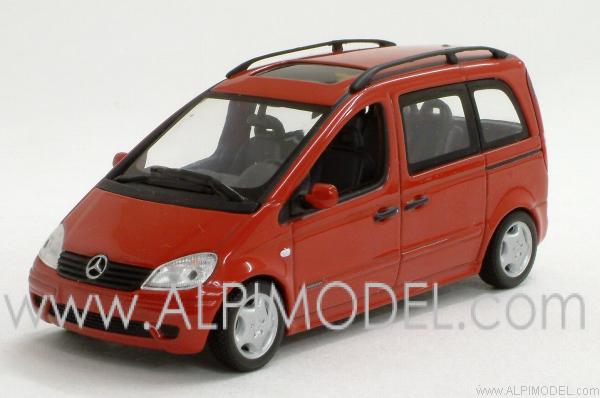 Mercedes Vaneo 2002 (Magma Red) by minichamps