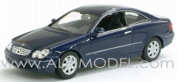 Mercedes CLK 2002 (Tanzanite blue) by minichamps