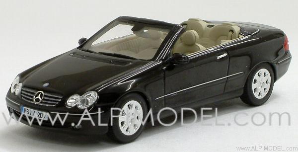 Mercedes CLK Cabriolet 2003 (Black) by minichamps