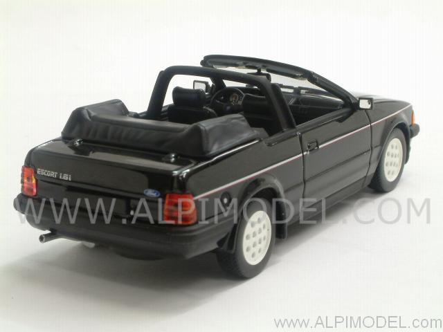 Ford Escort III Cabriolet 1983 (Black) by minichamps
