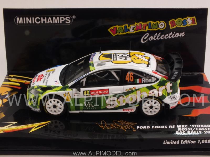 Ford Focus Rally Stobart Valentino Rossi Rally Wales 2008 by minichamps
