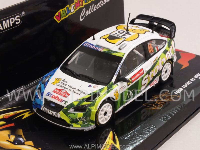 Ford Focus Rally Stobart Valentino Rossi Rally Wales 2008 by minichamps