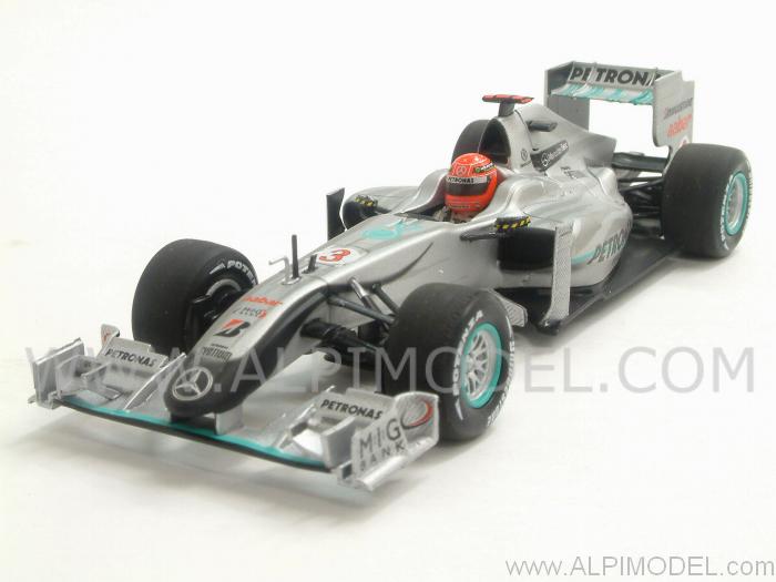Mercedes GP Showcar 2010 Michael Schumacher (M.S. Collection #41) by minichamps