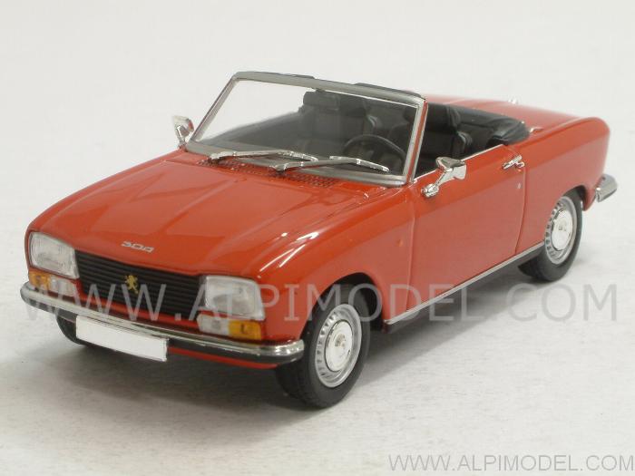 Peugeot 304 Cabriolet 1972 (Red) by minichamps