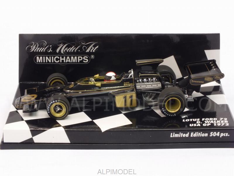 Lotus 72 Ford #11 GP USA 1972 Dave Walker by minichamps