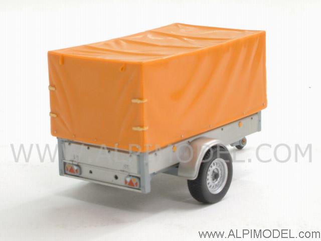 Trailer 1-Axle with Orange Canvas by minichamps