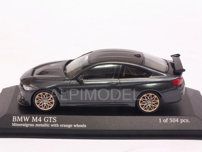 BMW M4 GTS 2016 (Grey Metallic) by minichamps