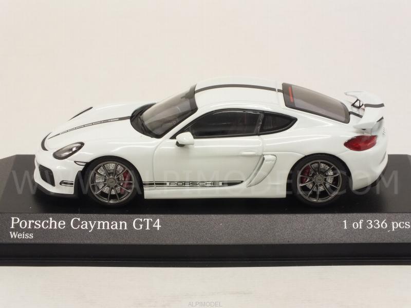 Porsche Cayman GT4 2016 (White) by minichamps