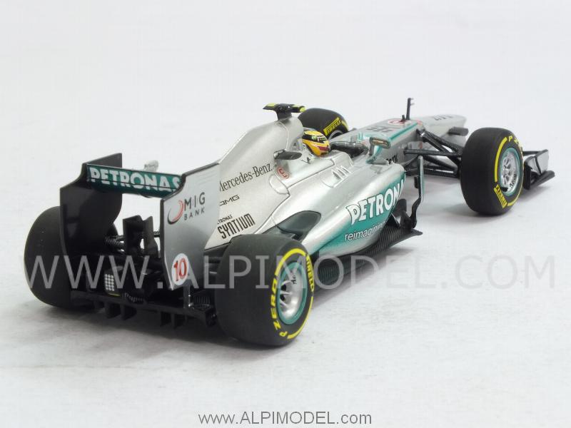 Mercedes F1 W04 GP China 2013 Lewis Hamilton by minichamps