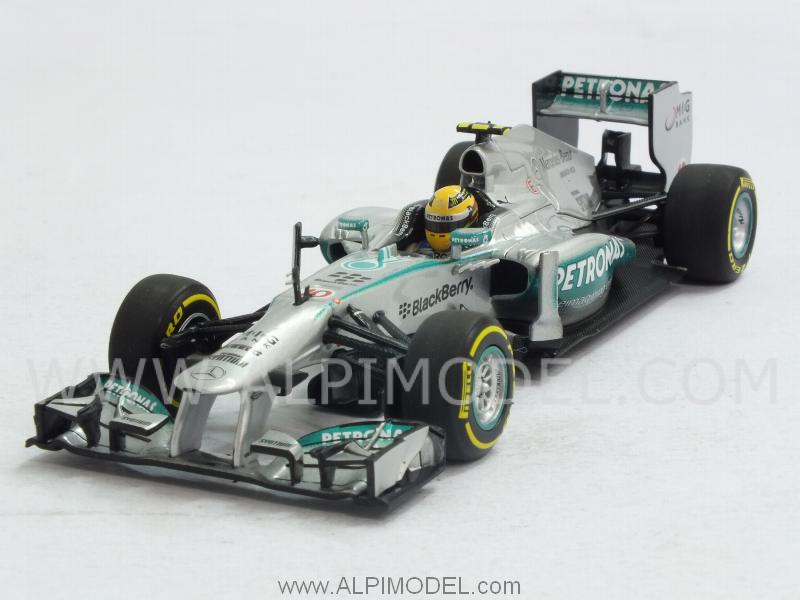 Mercedes F1 W04 GP China 2013 Lewis Hamilton by minichamps