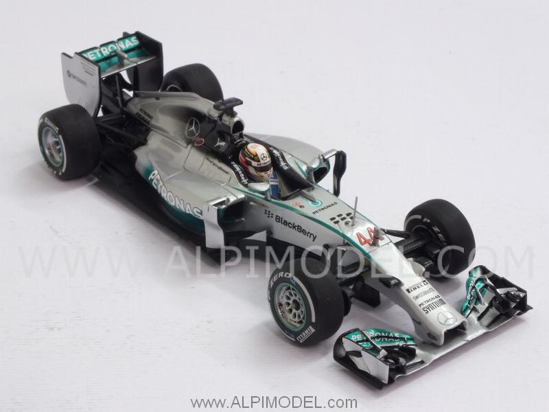 Mercedes F1 W05 GP Australia 2014 World Champion Lewis Hamilton by minichamps