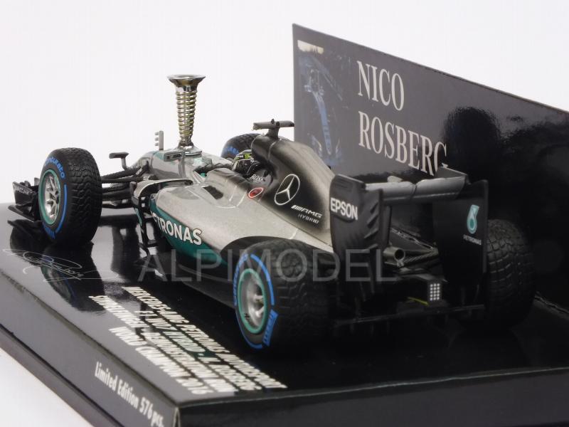 Mercedes AMG W07 Hybrid Demonstration Run Singdelfingen World Champion 2016 Nico Rosberg by minichamps