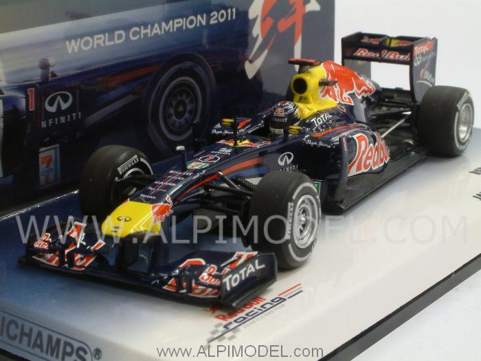Red Bull RB7 GP Japan 2011 World Champion Sebastian Vettel - Special Edition by minichamps
