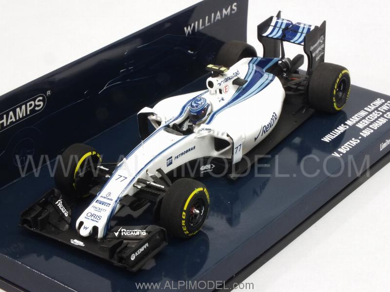 Williams FW37 Mercedes Martini GP Abu Dhabi 2015 Valtteri Bottas (HQ resin) by minichamps