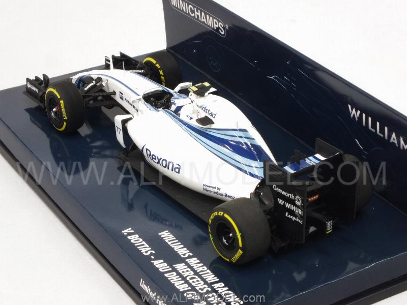 Williams FW37 Mercedes Martini GP Abu Dhabi 2015 Valtteri Bottas (HQ resin) by minichamps
