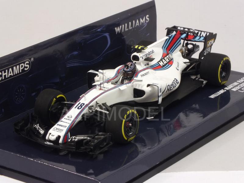 Williams FW40 Martini #18 2017 Lance Stroll  (HQ resin) by minichamps