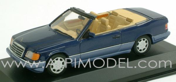 Mercedes E Class Cabrio 1994 (Blue Metal) by minichamps