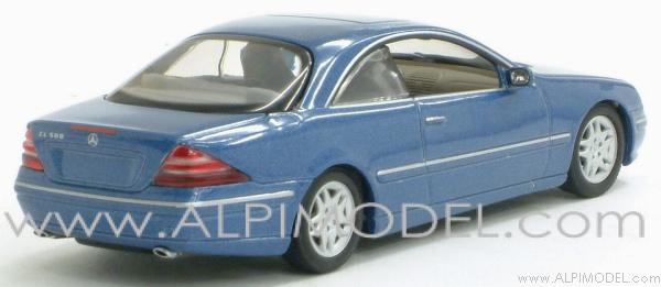 Mercedes CL Coupe 1999 (Aquamarine blue) by minichamps