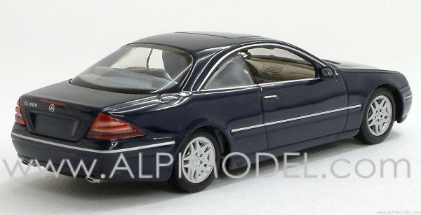 Mercedes CL Coupe 1999 (Dark Blue) by minichamps