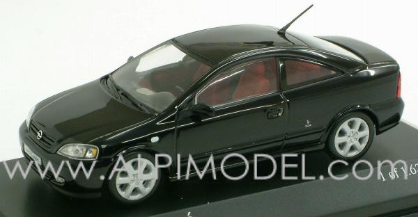 Opel Astra coupe 2000 (Karbon Black) by minichamps