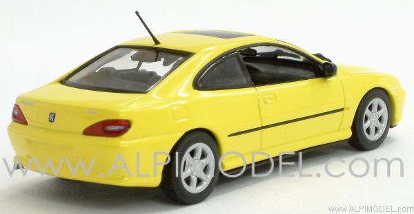 Peugeot 406 Coupe 1996 (Yellow) by minichamps