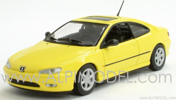 Peugeot 406 Coupe 1996 (Yellow) by minichamps