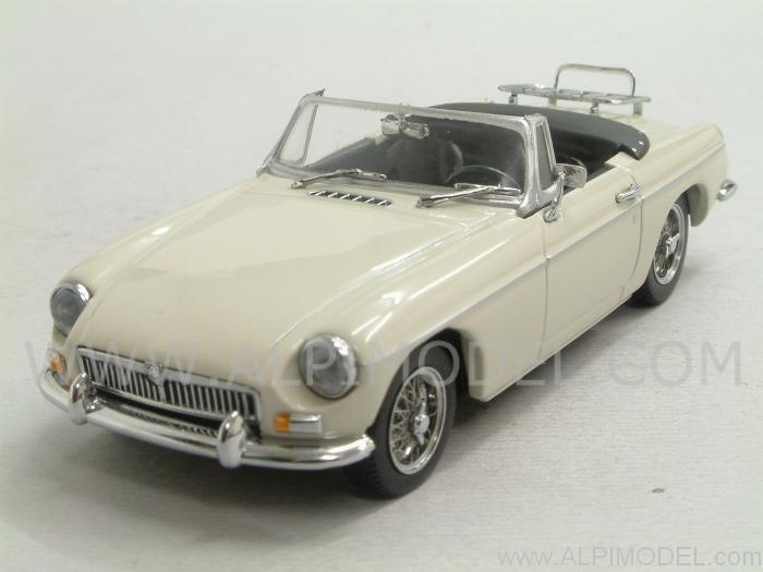 MG B Cabriolet 1968 (Snowberry White) by minichamps