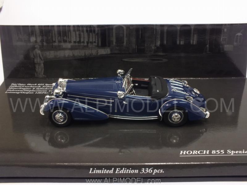 Horch 855 Special Roadster 1938 (Dark Blue) by minichamps