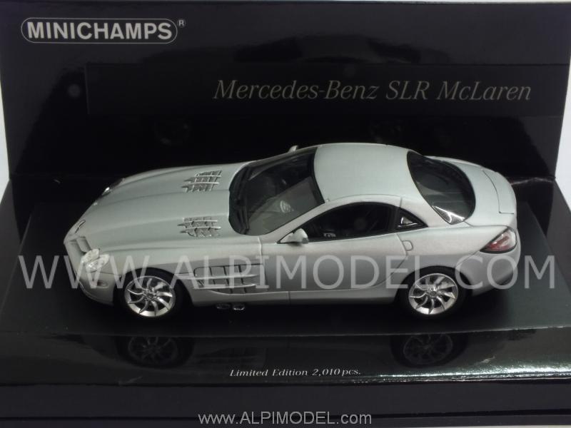 Mercedes SLR McLaren 2004 (Matt Silver) 'Linea Opaca' by minichamps