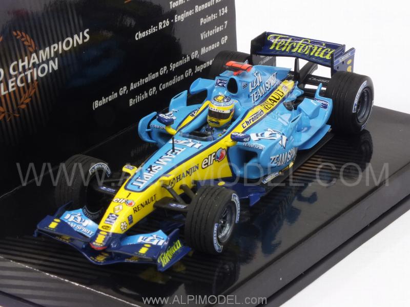 Renault R26 2006 World Champion Fernando Alonso 'World Champions Collection' by minichamps
