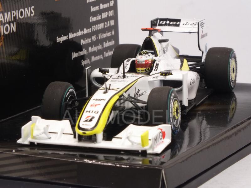 Brawn GP BGP001 #22 2009 Jenson Button 'World Champions Colection' by minichamps