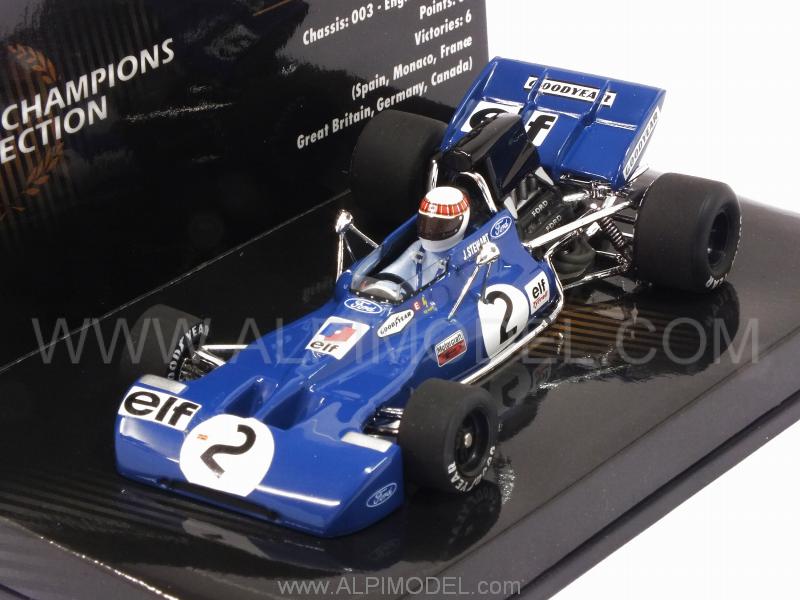 Tyrrell 003 Ford 1971 World Champion Jackie Stewart 'World Champions Collection' by minichamps