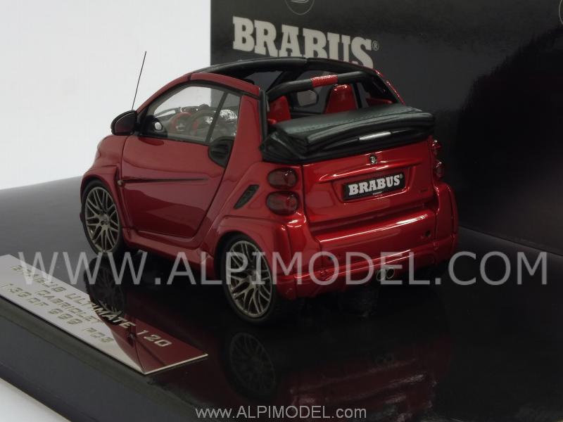 Brabus Ultimate 120 (Smart Cabrio) (Red) (resin) by minichamps