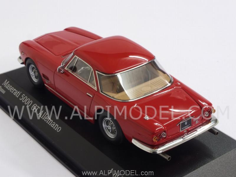 Maserati 5000 GT Allemano 1962 (Red) by minichamps