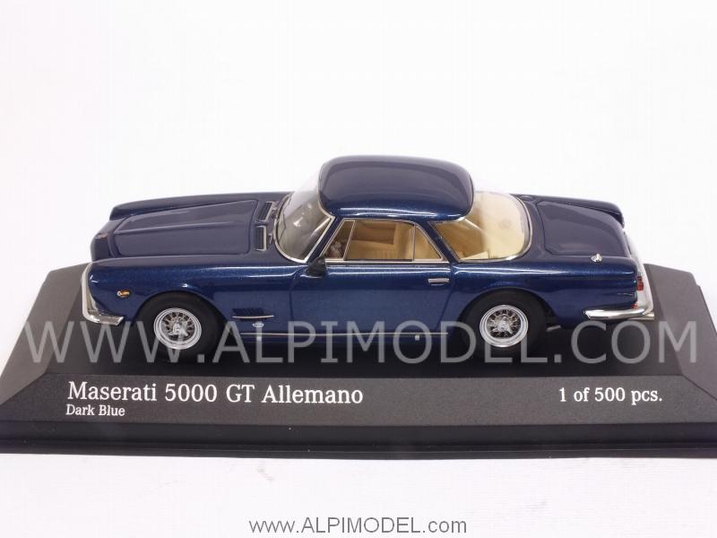 Maserati 5000 GT Allemano 1962 (Dark Blue) by minichamps