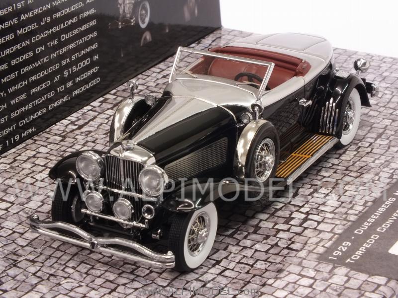 Duesenberg Model J Torpedo Convertible Coupe 1929 (Black) by minichamps
