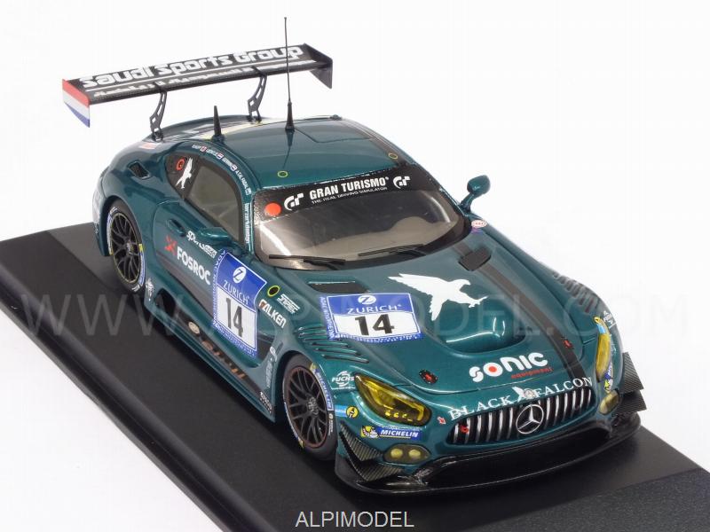 Mercedes AMG GT3 Black Falcon #14 24h Nurburgring 2016 Al Faisal - Gerwin - Dontje - Huff by minichamps