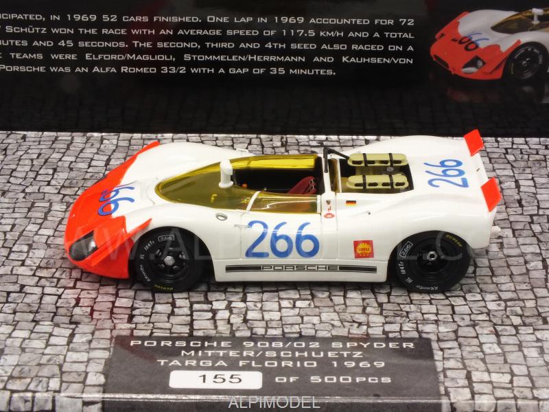 Porsche 908/02 Spyder #266 Targa Florio 1969 Mitter - Schutz by minichamps