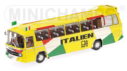 Mercedes O302 Bus Football World Championship 1974 Italien by minichamps