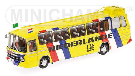 Mercedes O302 Bus Football World Championship 1974 Netherlands by minichamps