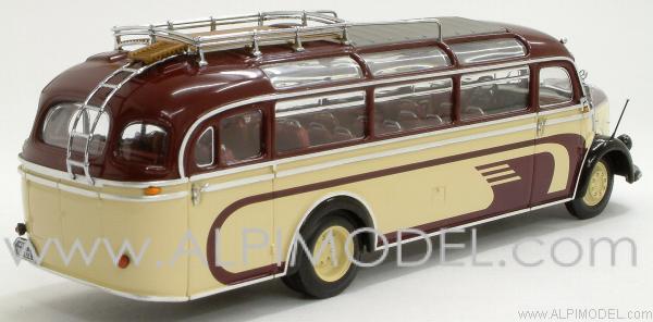 Mercedes O-3500 Bus  1953 (Brown/Cream) by minichamps