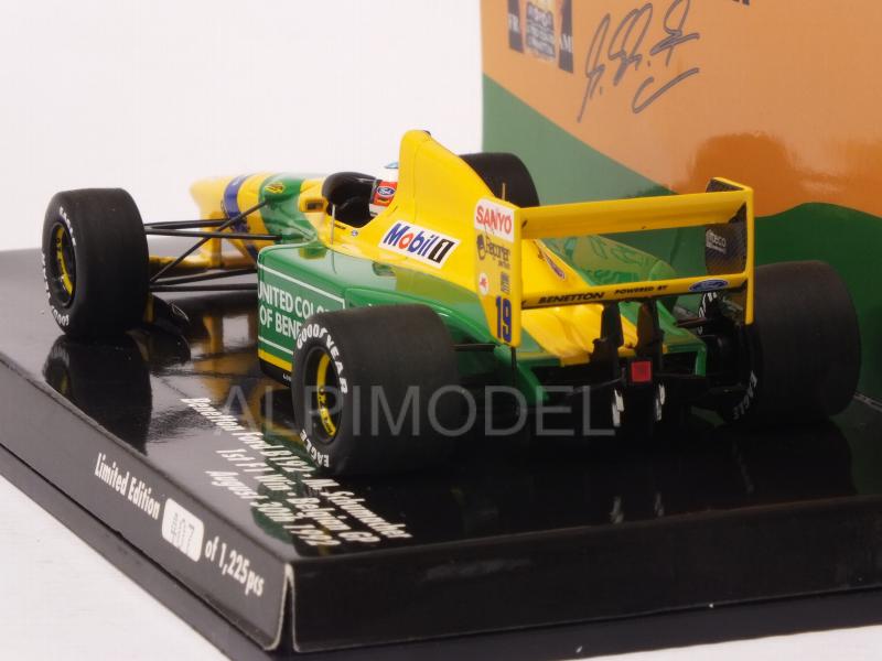 Benetton B192 Ford #19 Winner GP Belgium 1992 Michael Schumacher 1st F1 Win by minichamps