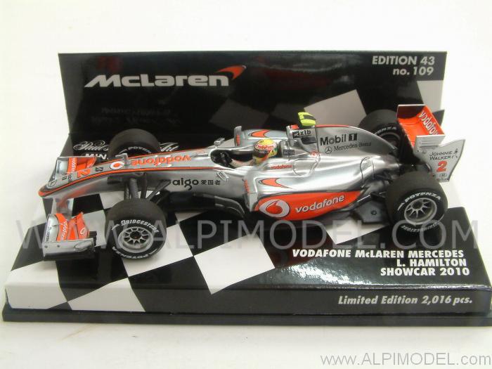 McLaren Mercedes Showcar 2010 Lewis Hamilton by minichamps