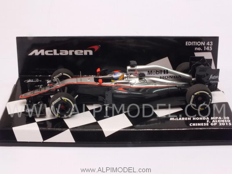 McLaren MP4/30 Honda GP China 2015 Fernando Alonso by minichamps