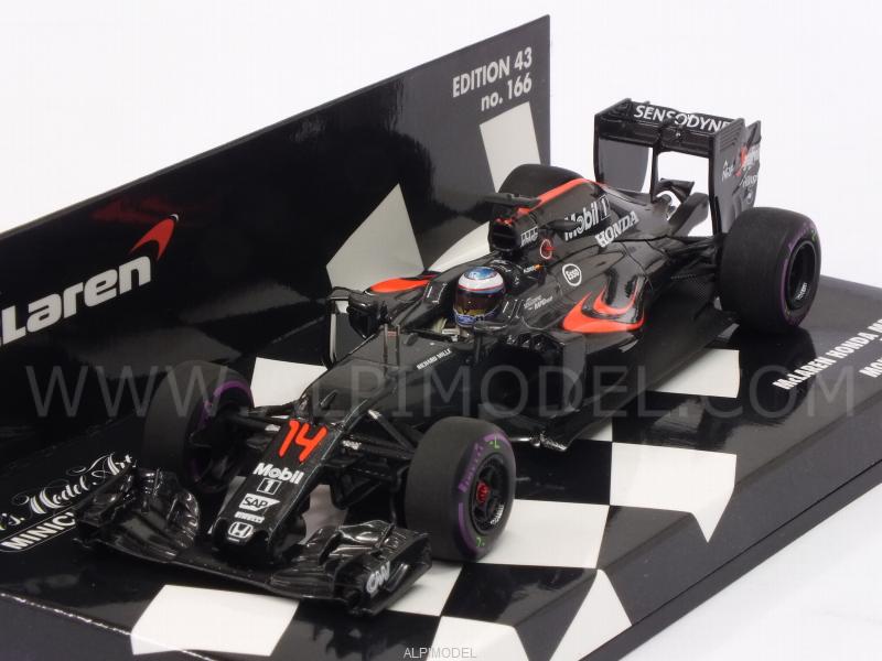 McLaren MP4/31 Honda #14 GP Monaco 2016 Fernando Alonso by minichamps