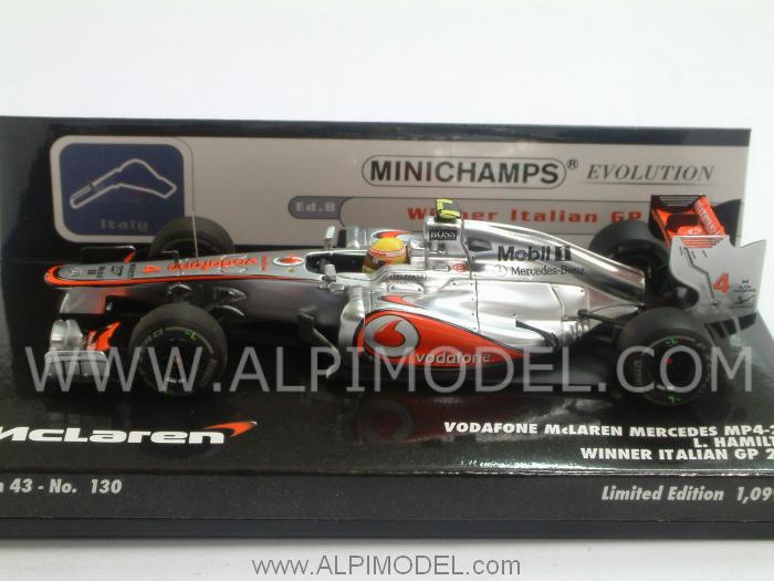 McLaren Mercedes MP4/27  Winner GP Italy 2012 Lewis Hamilton by minichamps