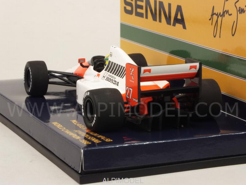 McLaren MP4/5B Honda 1990 World Champion Ayrton Senna (New Edition) by minichamps