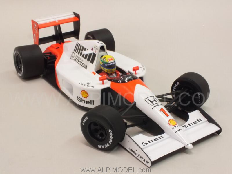 McLaren MP4/6 Honda World Champion 1991 Ayrton Senna (New Edition) by minichamps