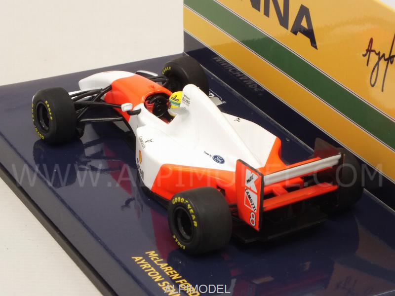 McLaren MP4/8 Ford 1993 Ayrton Senna Collection (New Edition) by minichamps